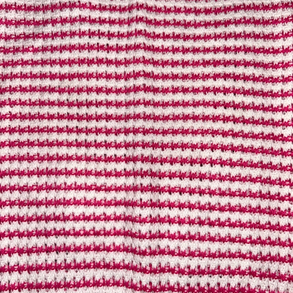 Knit Mix Casual Striped Tank Top Pink XL - Picture 8 of 8